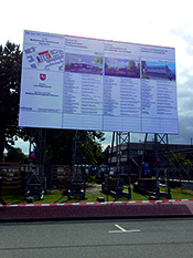 Bauschild Usedom Werbetechnik Usedom