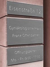 Firmenschild Herstellung Stößen