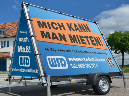 Werbeanhänger mieten Hatzfeld an der Eder KFZ-Werbeanhänger mieten in Hatzfeld an der Eder KFZ-Werbeanhänger zum Mieten in Hatzfeld an der Eder