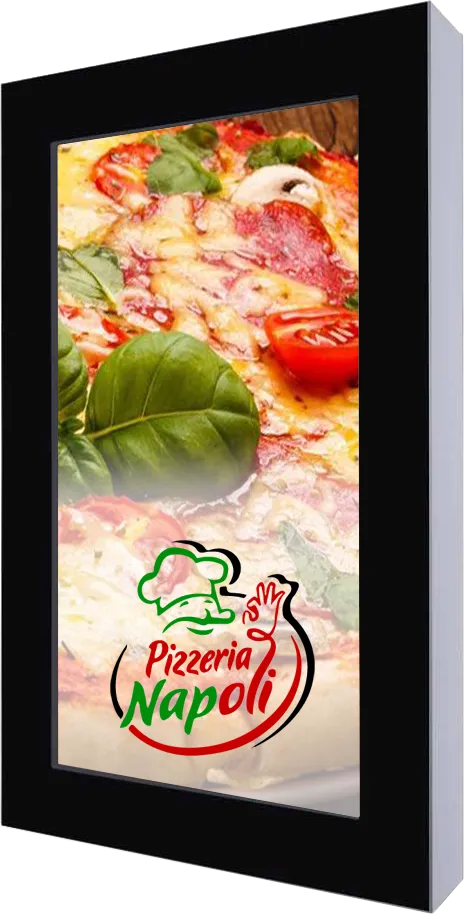 Werbedisplays mit für innen uns außen Werbedisplays für innen und außen