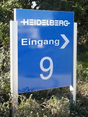 wetterfeste Standschilder kaufen Kirn