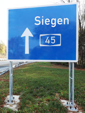 reflektierende Verkehrsschilder kaufen Arnis