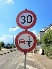 reflektierende Verkehrszeichen kaufen Geisingen