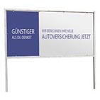 Freistehendes Standschild als Werbe- und Informationstafel in München