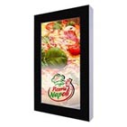 Digitales Werbedisplay für aktuelle Informationen und Inhalte an einem Standort in Dresden