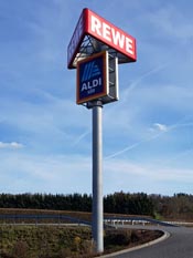 Werbemast kaufen Waldenburg